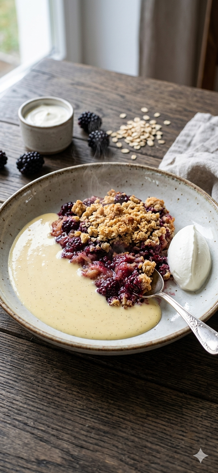 Brombeer  - Apfel - Crumble